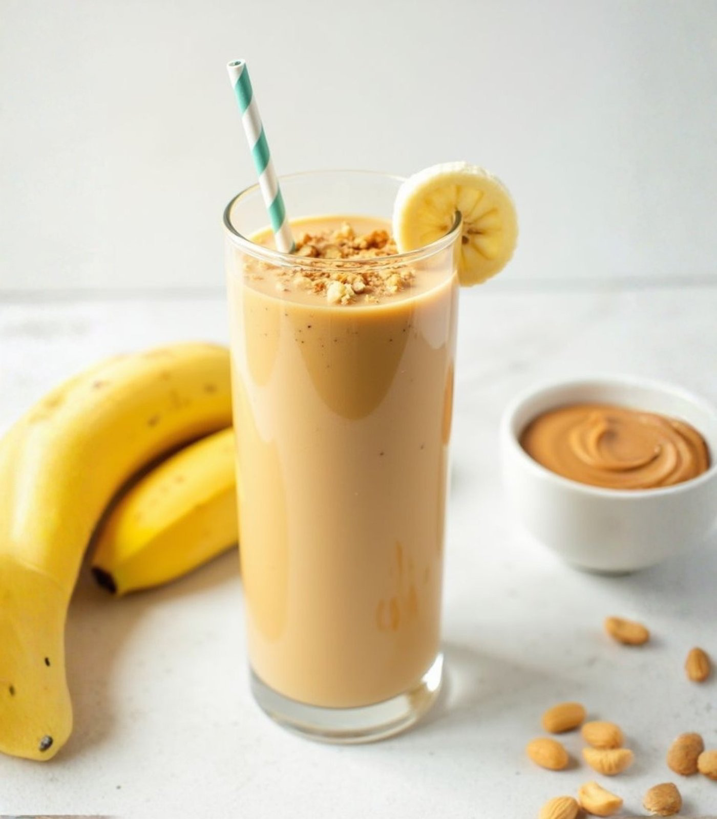 Banana Whey Shake high protein energy drink