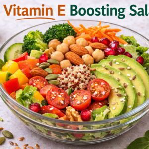 Vitamin E Boosting Salad healthy skin nutrition salad