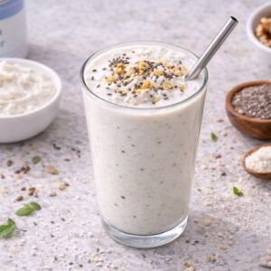 Curd Casein Shake high protein yogurt shake