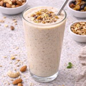 Dry Fruit Shake healthy energy drink with mixed nuts