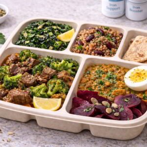 Iron Rich Meal Plan healthy high iron nutrition meal