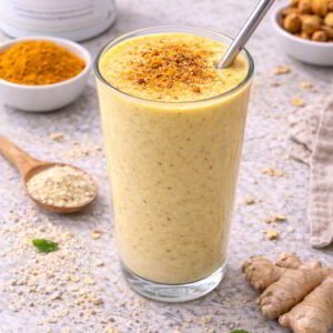 Turmeric Milk Protein Shake healthy golden protein drink