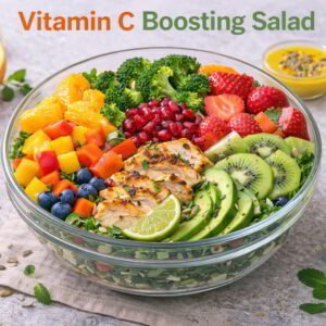 Vitamin C Boosting Salad healthy immunity nutrition salad