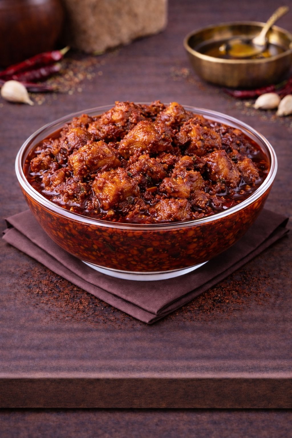 Authentic Boneless Chicken Pickle Andhra Style