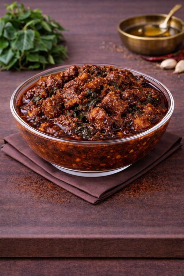 Authentic Gongura Boneless Mutton Pickle Andhra Style