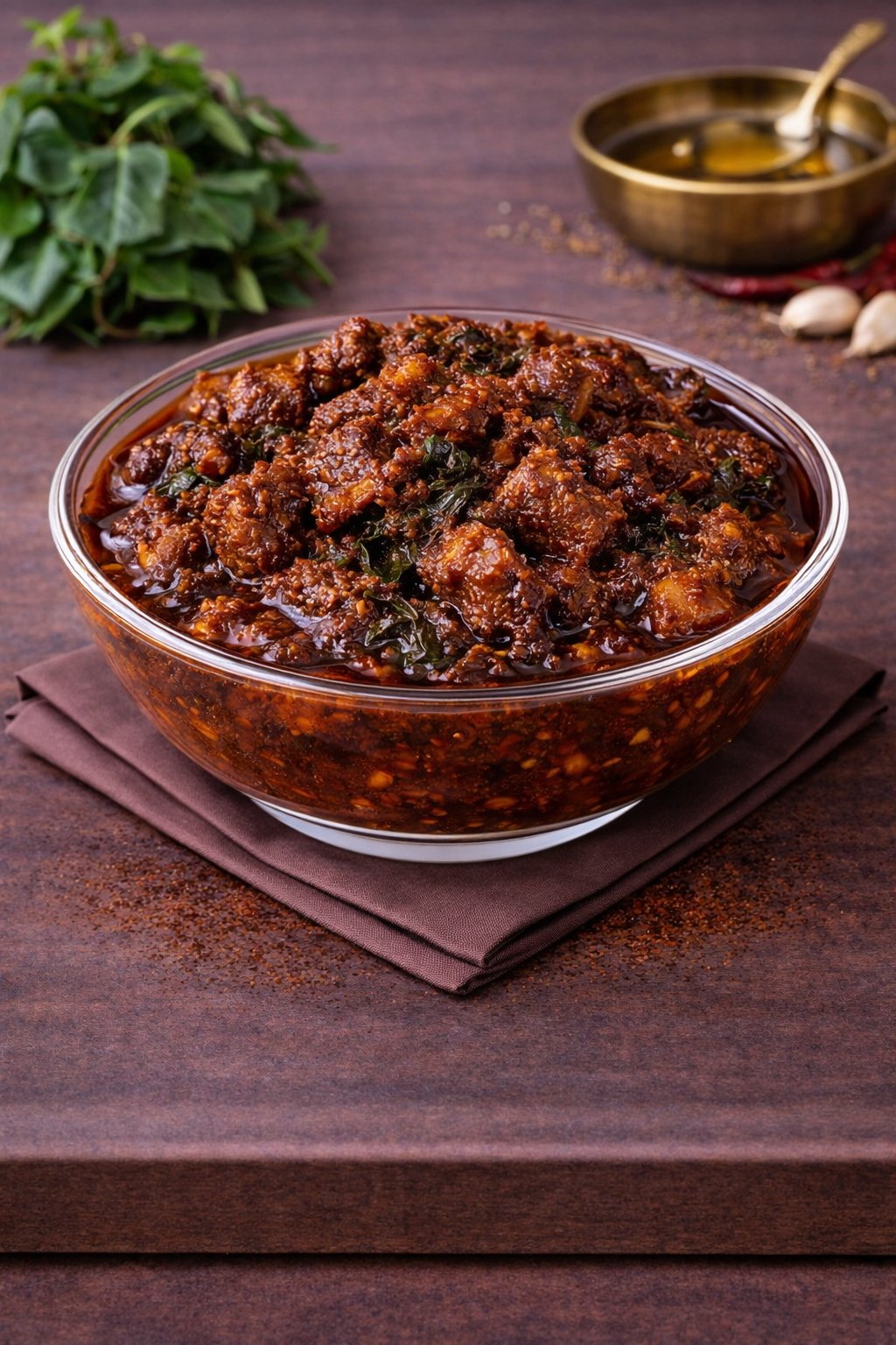 Authentic Gongura Boneless Mutton Pickle Andhra Style