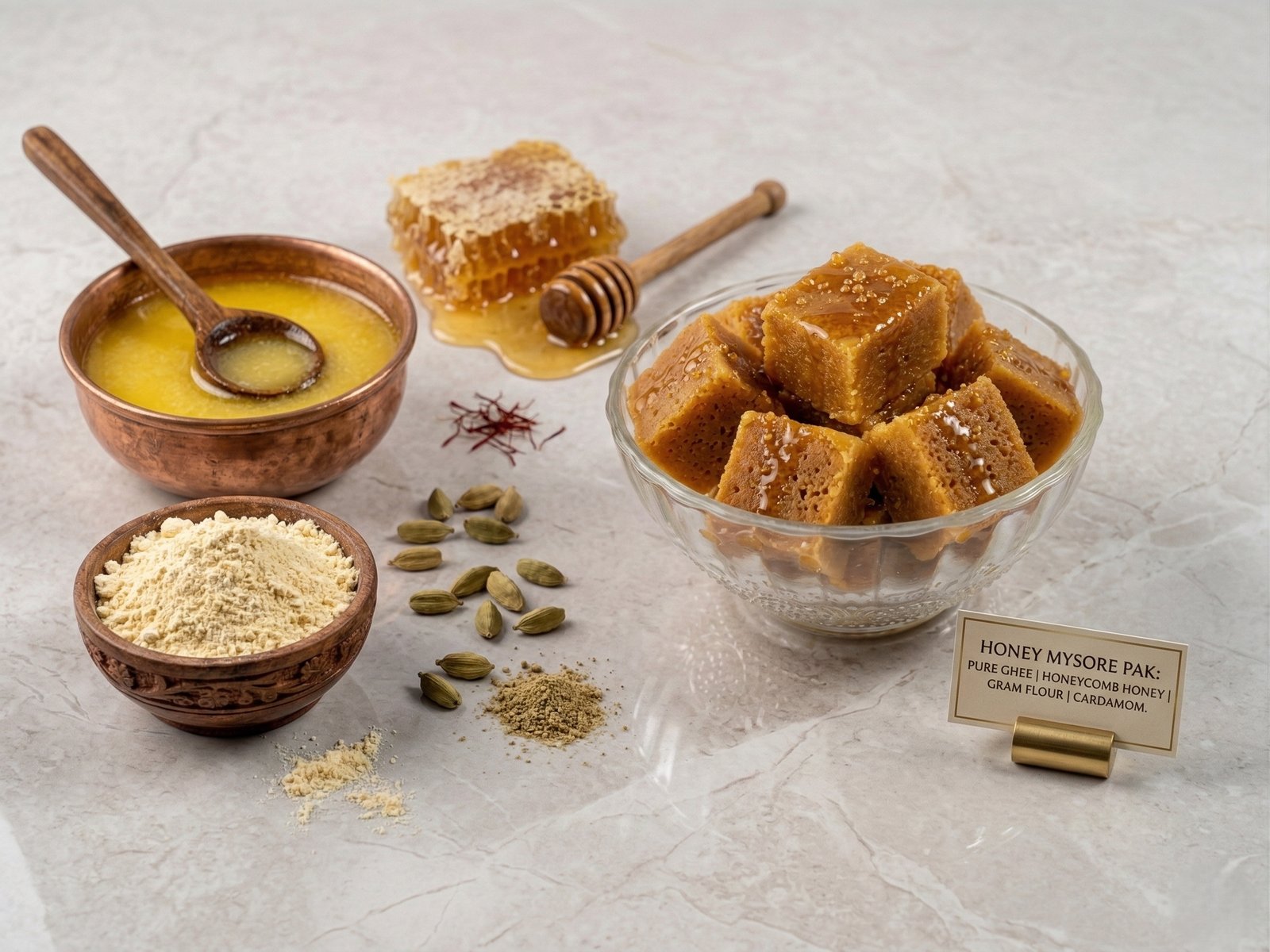 Honey Mysore Pak
