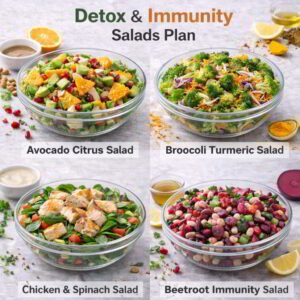 Detox & Immunity Salads plan