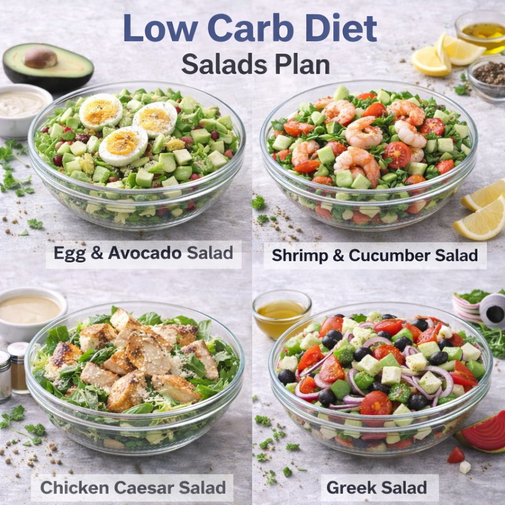 Low Carb Diet Salads Plan healthy low carb salads